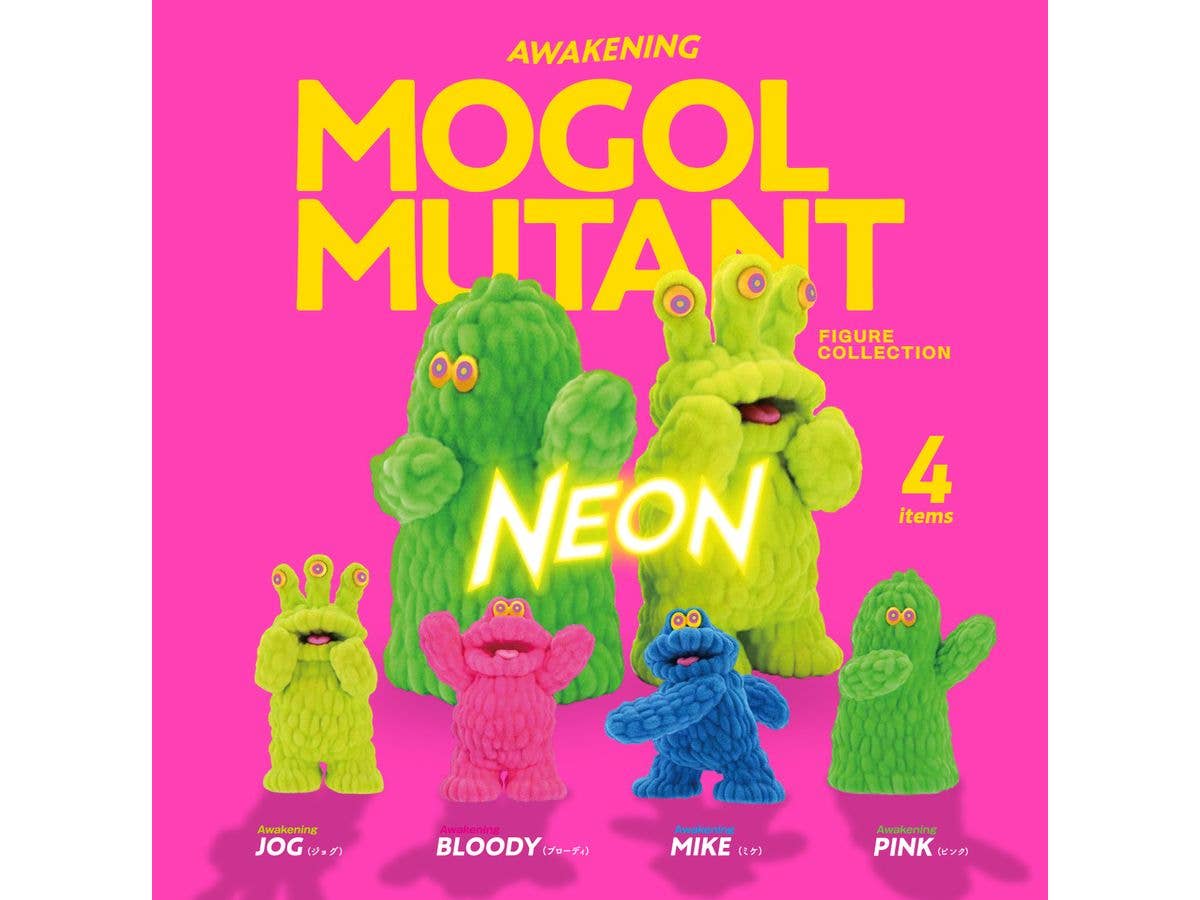 Mall Mutant Figure Collection NEON COLOR ver. BOX 1Box 12pcs