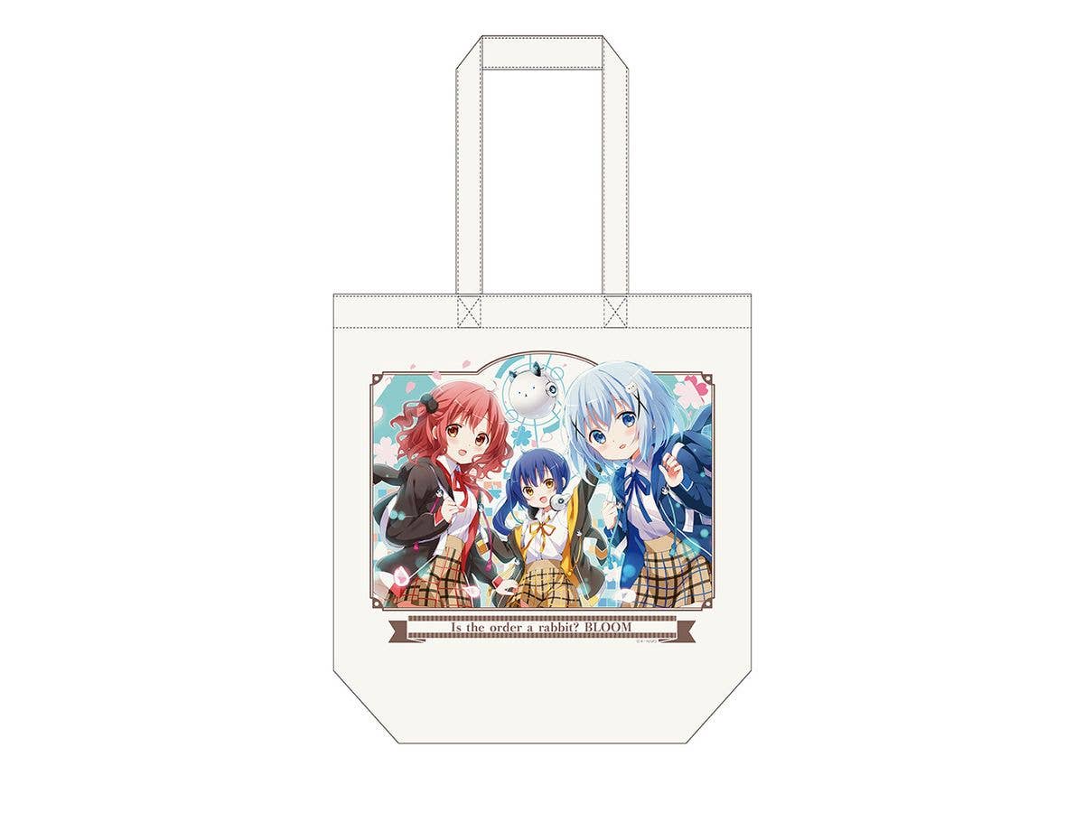 Is the Order a Rabbit?: BLOOM Tote Bag (Chino & Maya & Meg / KuroRabi)