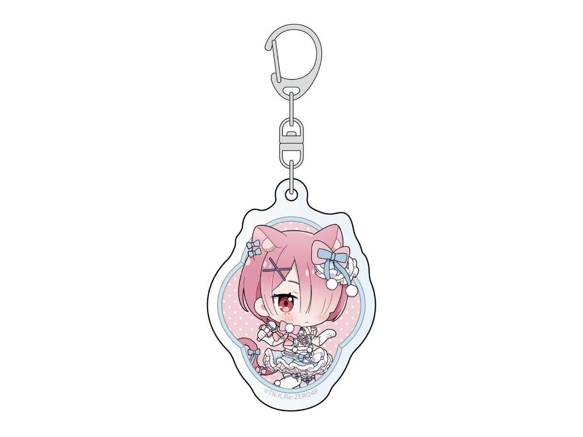 Re:Zero - Starting Life in Another World: Acrylic Keychain (Ram / Animal Ear Idol)