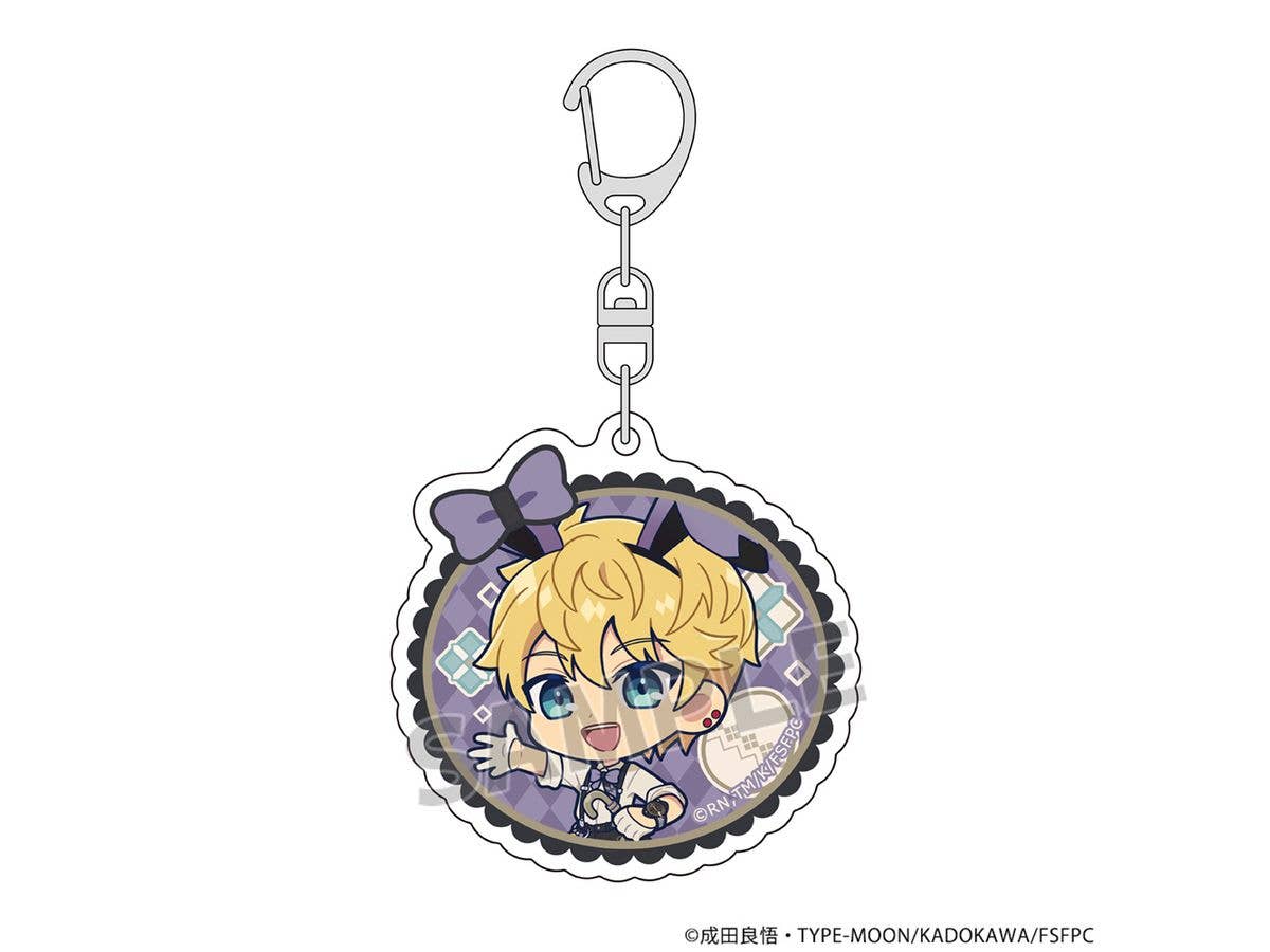 Fate/strange Fake: Acrylic Keychain (Flat Escardos & Berserker/Mini Character)