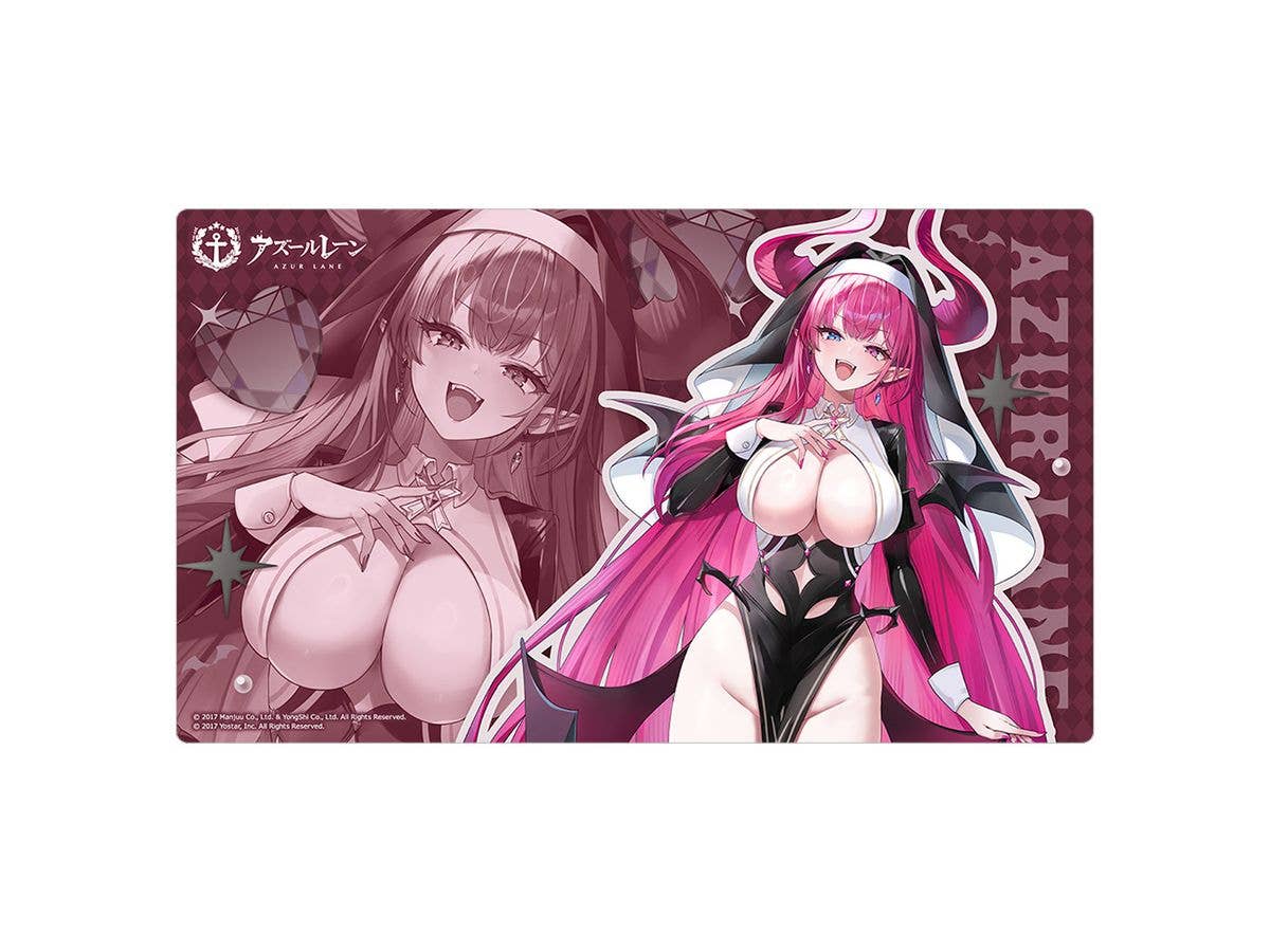 Azur Lane: Original Illustration Rubber Mat (Mecklenburg / Succubus Sister)
