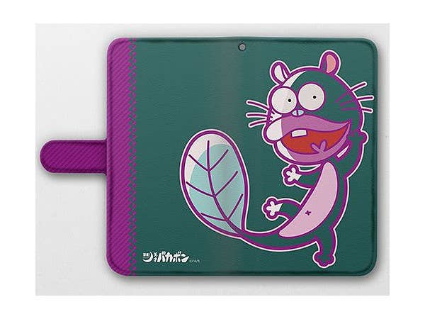 Shinya! Tensai Bakabon: Notebook Type Smartphone Case (Unagi-Inu) L Size