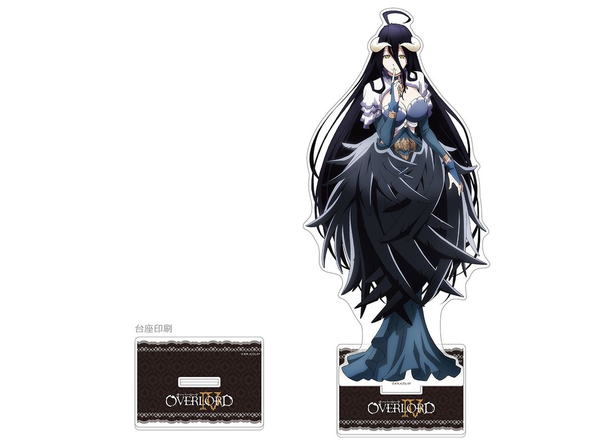 [Overlord IV] Oversized Acrylic Stand (Albedo / Black Dress)