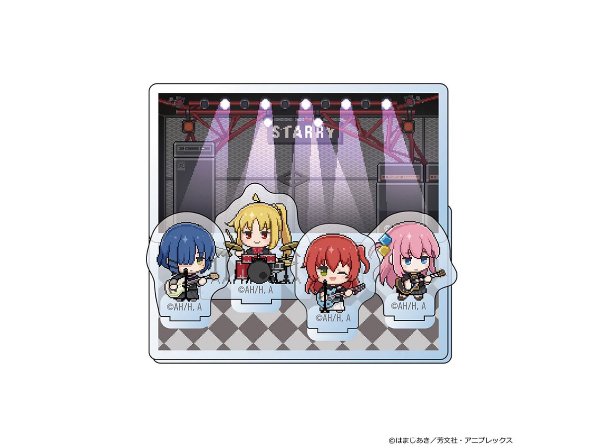 Bocchi The Rock!: Diorama Acrylic Stand (Cable Tie / Pixel Art)