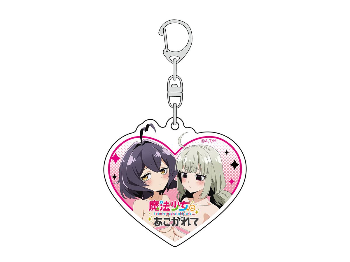 Gushing over Magical Girls Series: Acrylic Keychain (Utena Hiiragi&Kiwi Araga/ Longing for a ribbon outfit)