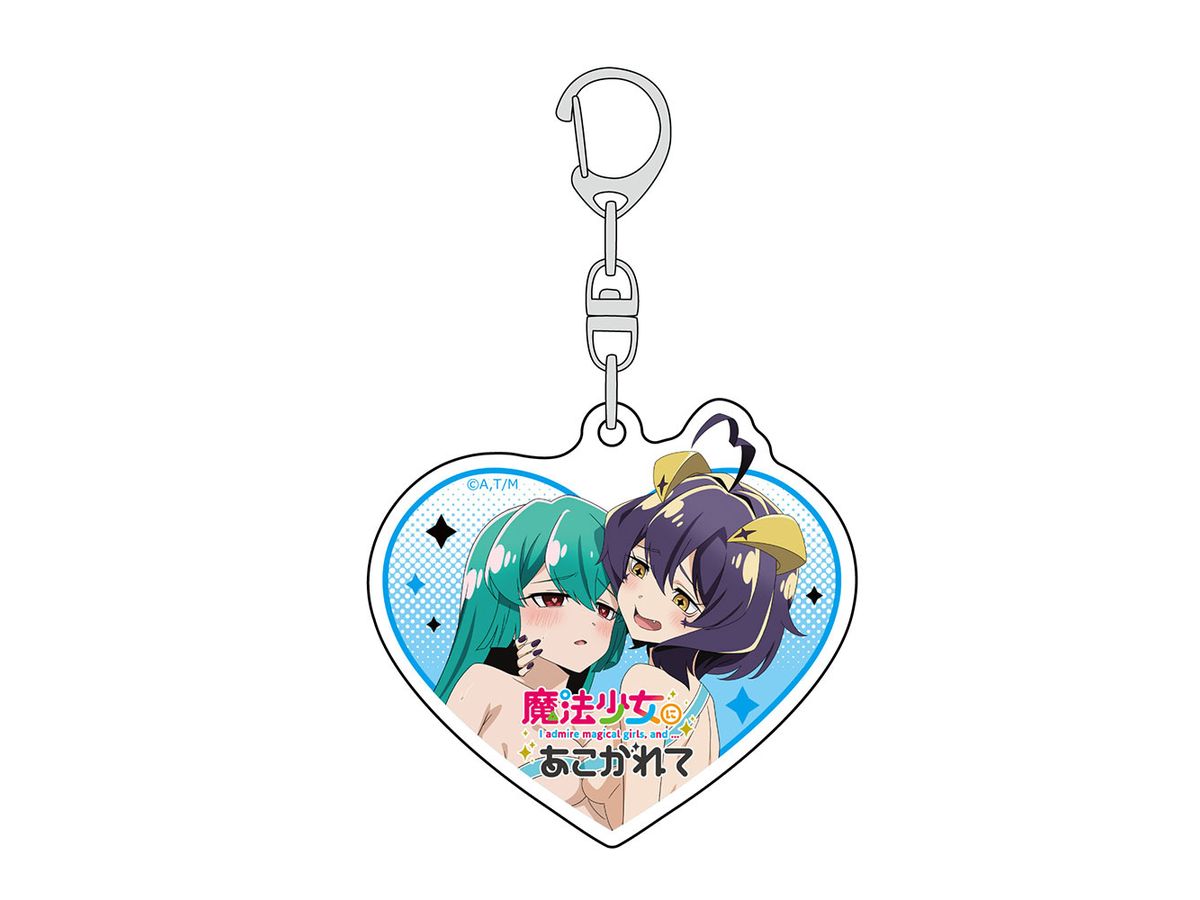 Gushing over Magical Girls Series: Acrylic Keychain (Magia Baiser&Magia Azure/ Longing for a ribbon outfit)
