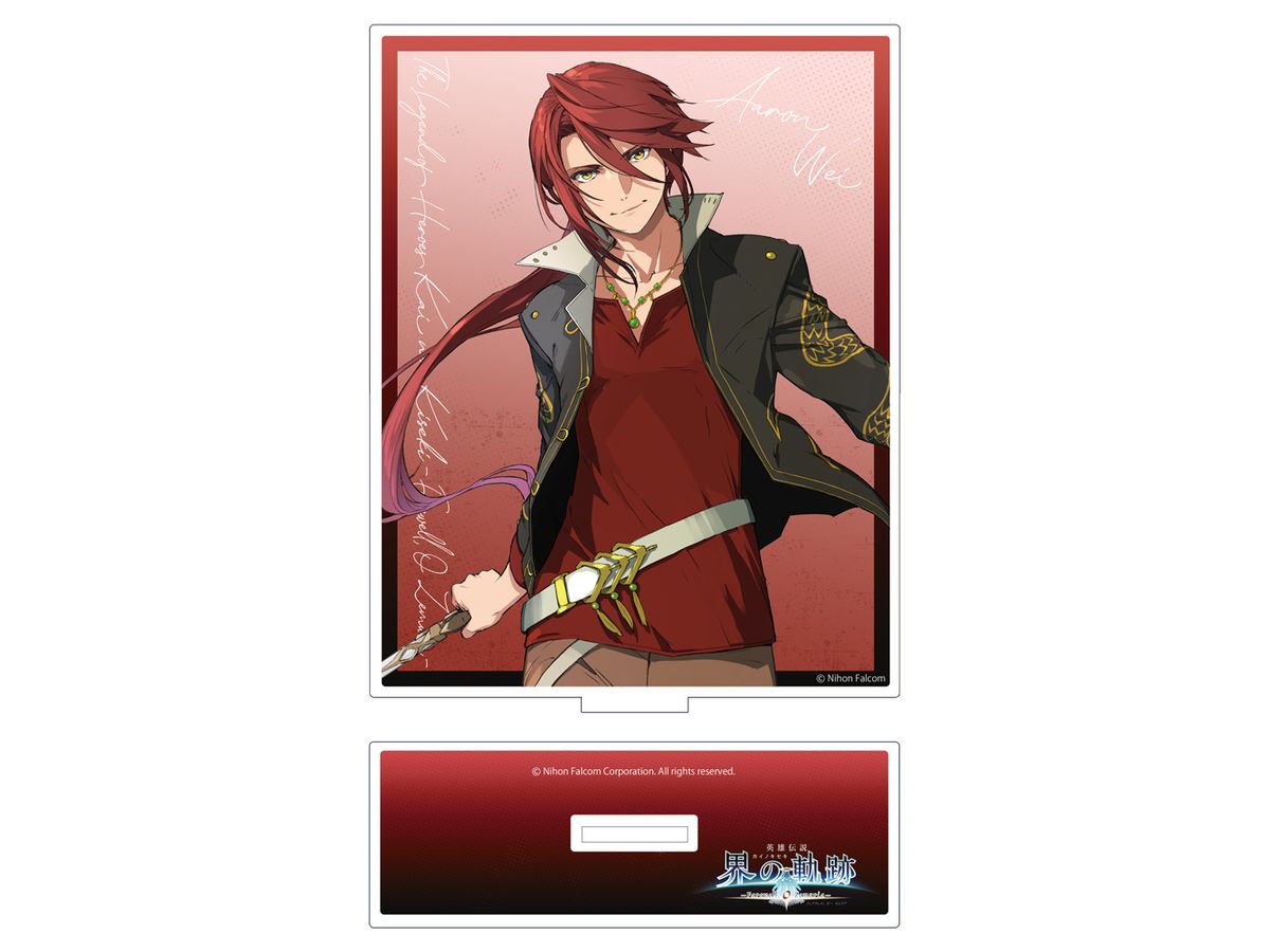 The Legend Of Heroes Kai No Kiseki -Farewell O Zemuria-: Acrylic Panel Stand (Aaron Way)