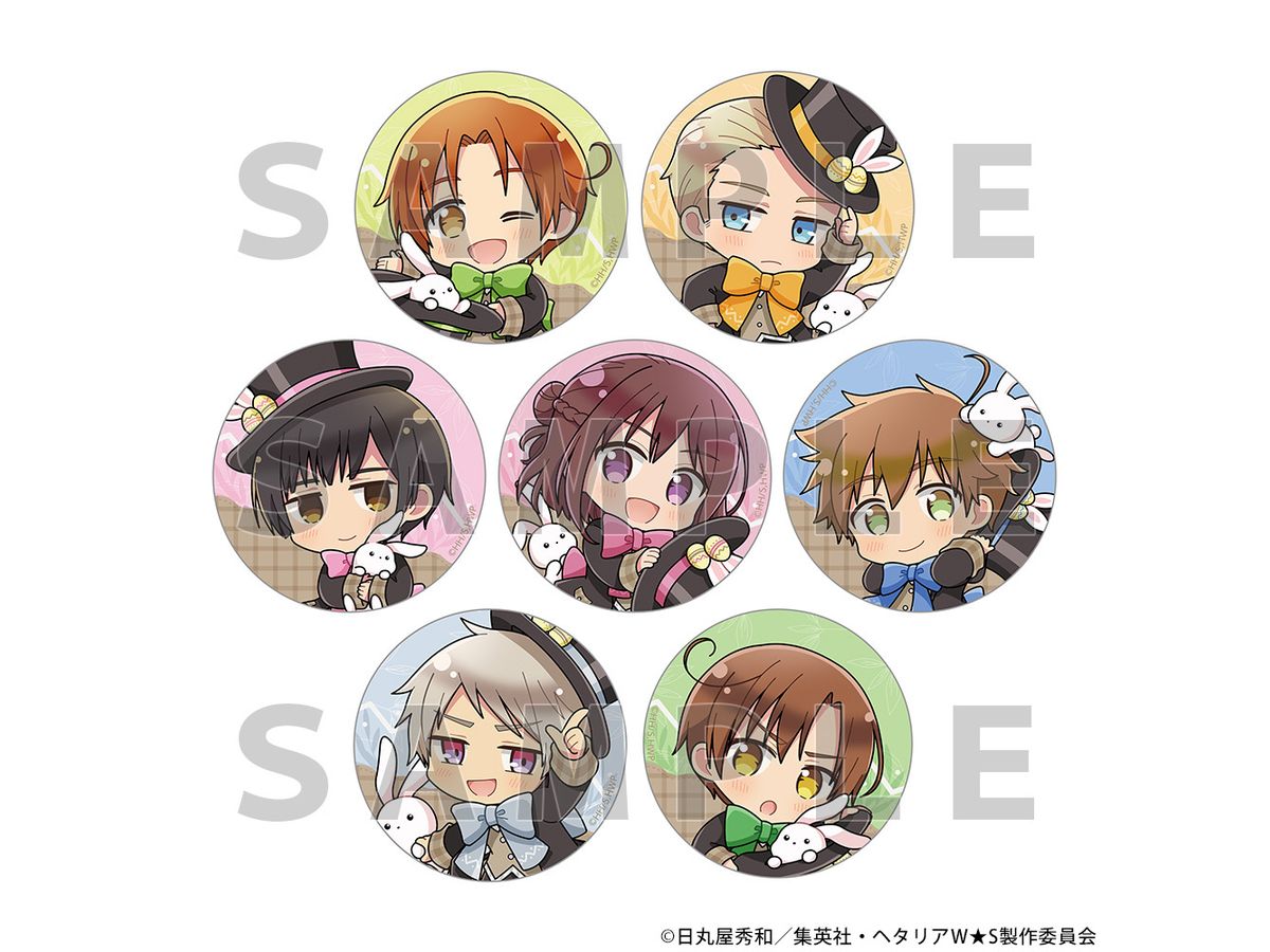 Hetalia World Stars: Trading Badges (Easter / Ver.A) 1Box 7Pcs