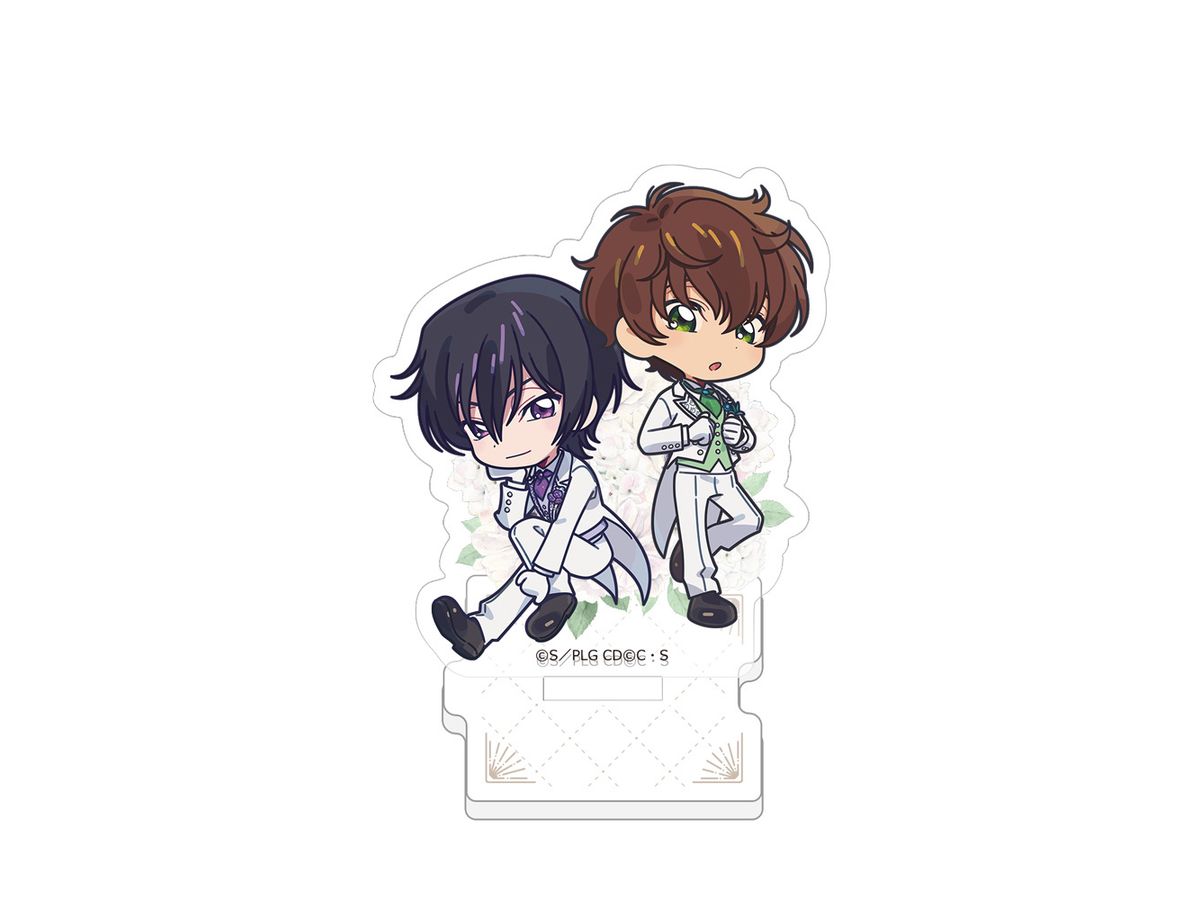 Code Geass: Lelouch of the Rebellion - Acrylic Memo Stand (Lelouch & Suzaku/Tuxedo)