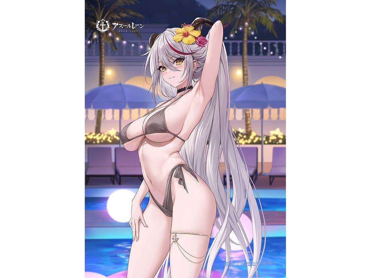 Azur Lane: Original B2 Tapestry (Aegir / Night Pool) W Suede