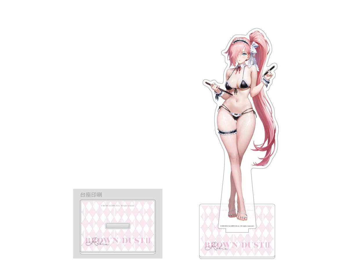 Brown Dust 2: Extra Large Acrylic Stand (Luvia / Maid Bikini)