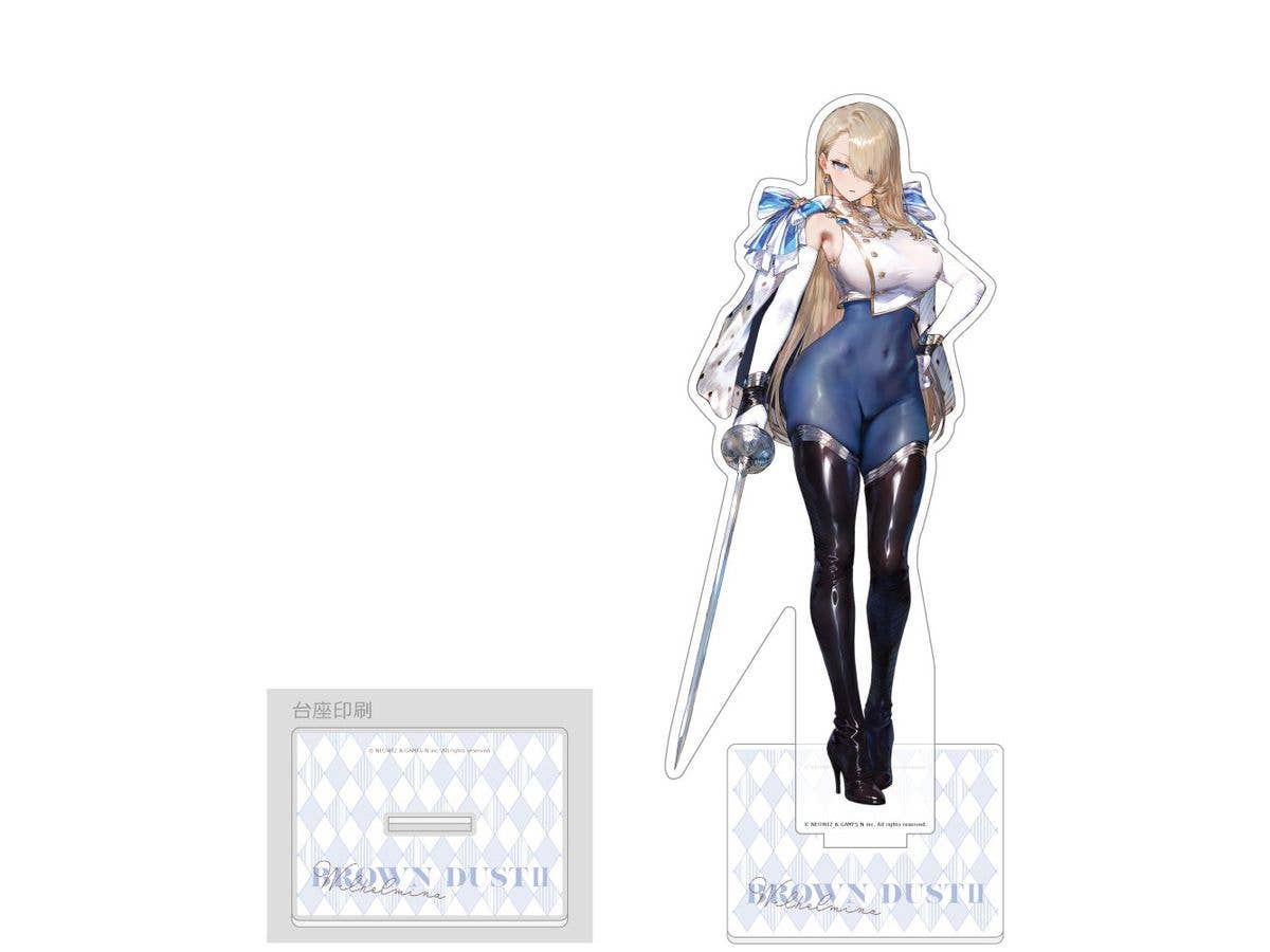 Brown Dust 2: Extra-Large Acrylic Stand (Wilhelmina / Lord Of Steel)