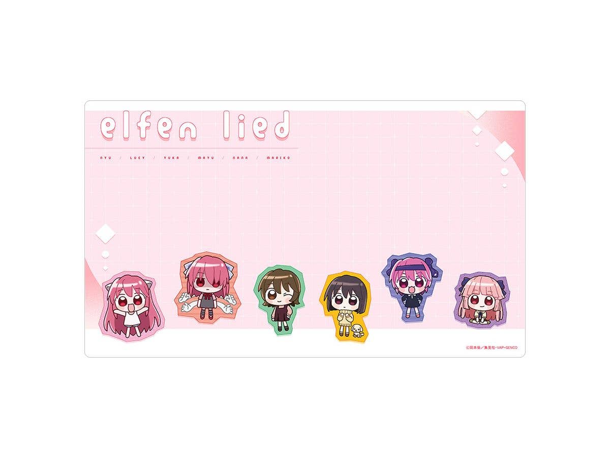 Elfen Lied: Rubber Mat (Mini Characters)