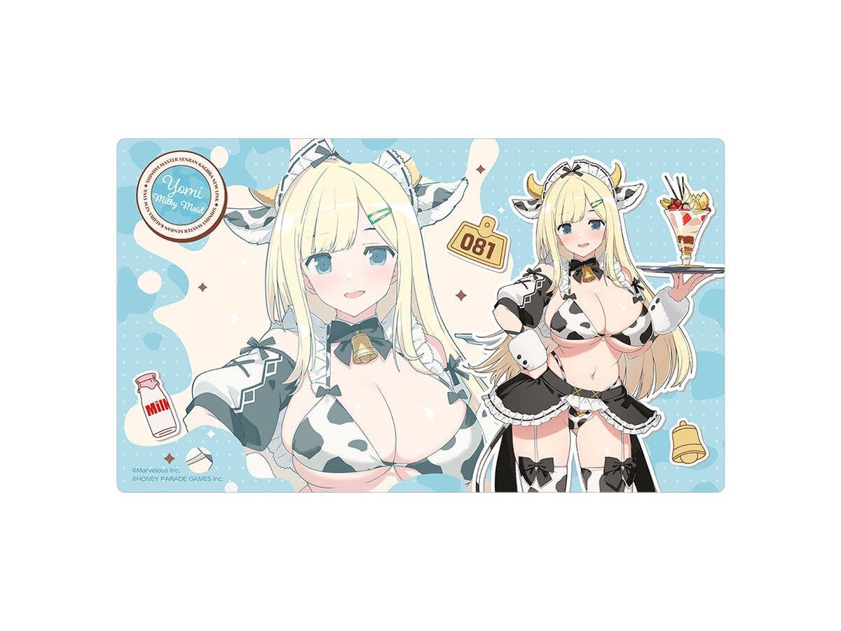 Shinobi Master Senran Kagura NEW LINK: Original Illustration Rubber Mat (Yomi/Milky Maid)