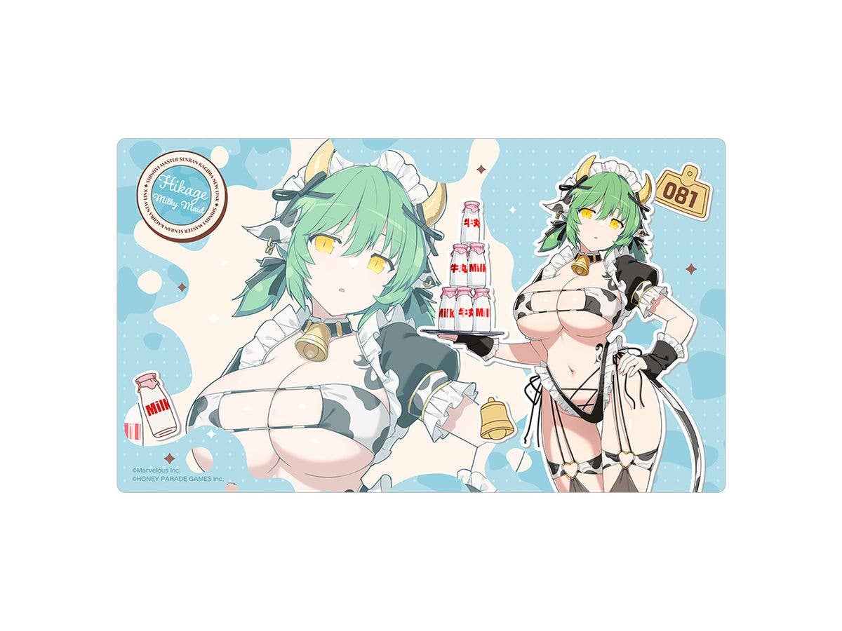 Shinobi Master Senran Kagura NEW LINK: Original Illustration Rubber Mat (Hikage/Milky Maid)