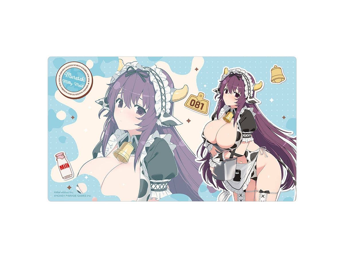 Shinobi Master Senran Kagura NEW LINK: Original Illustration Rubber Mat (Purple/Milky Maid)