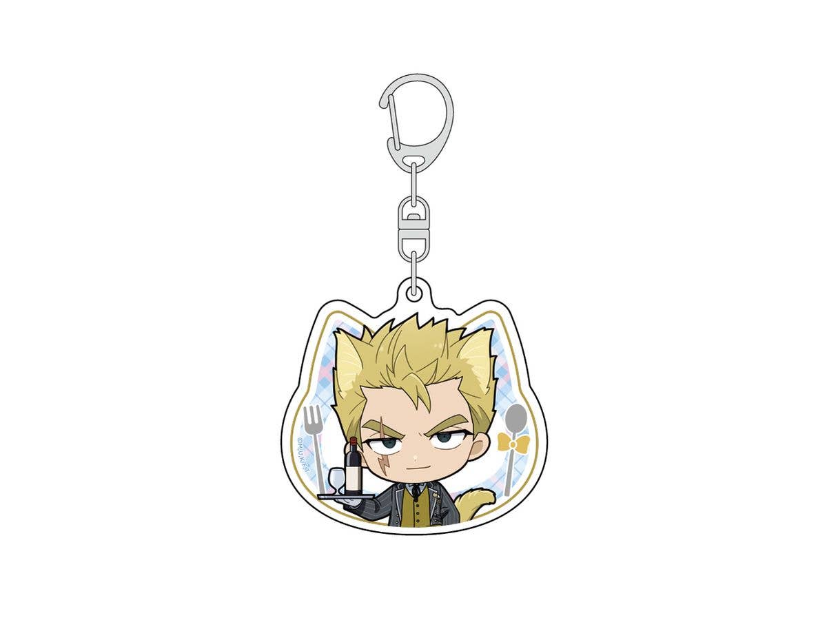 FAIRY TAIL 100 Year Quest: Acrylic Keychain (Laxus / Cat-Eared Waiter Outfit)