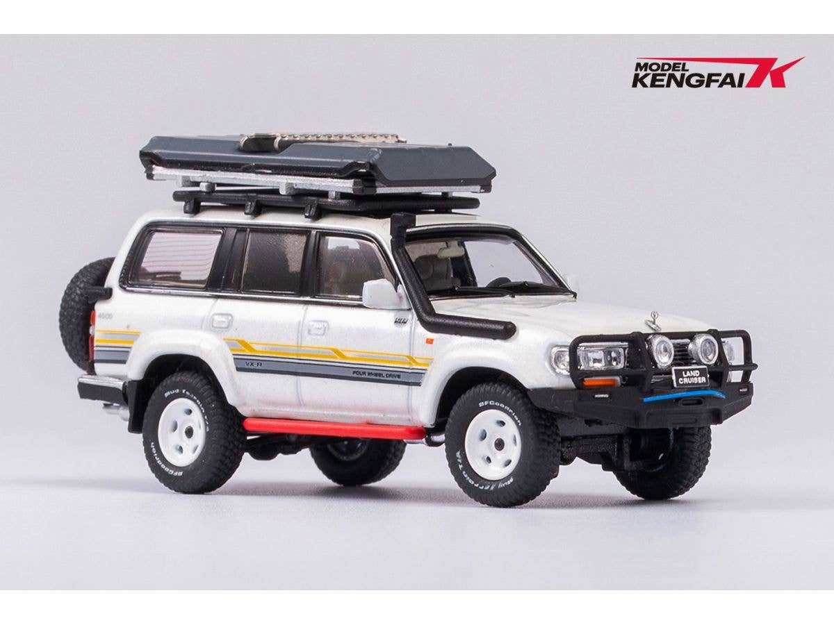 Land Cruiser Pearl White roof rack