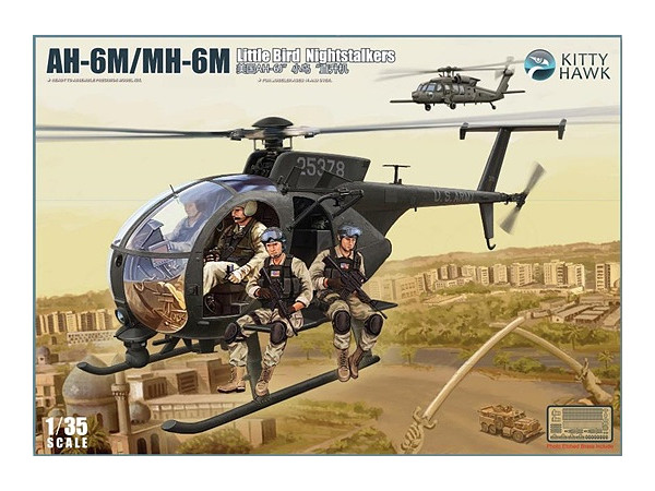 AH-6M/MH-6M Little Bird Night Stalkers with 6 Figures