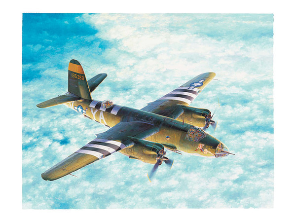 Shigeo Koike Art Print: Martin B-26B Marauder Bomber