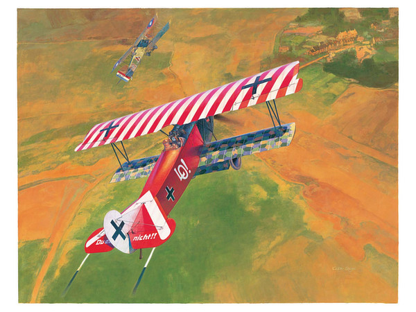 Shigeo Koike Art Print: Fokker D.VII Fighter