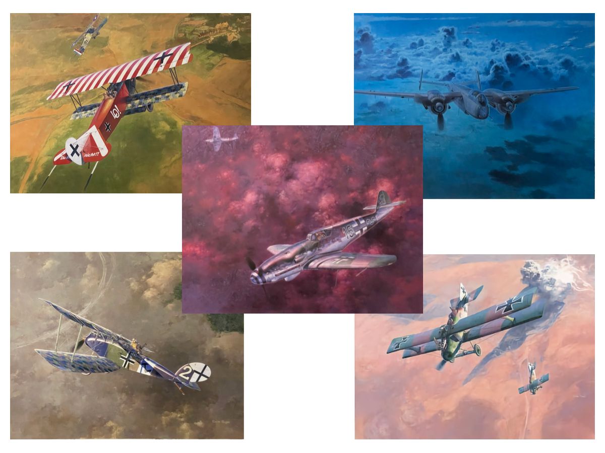 German Fighter Planes (Art Print Bundle)