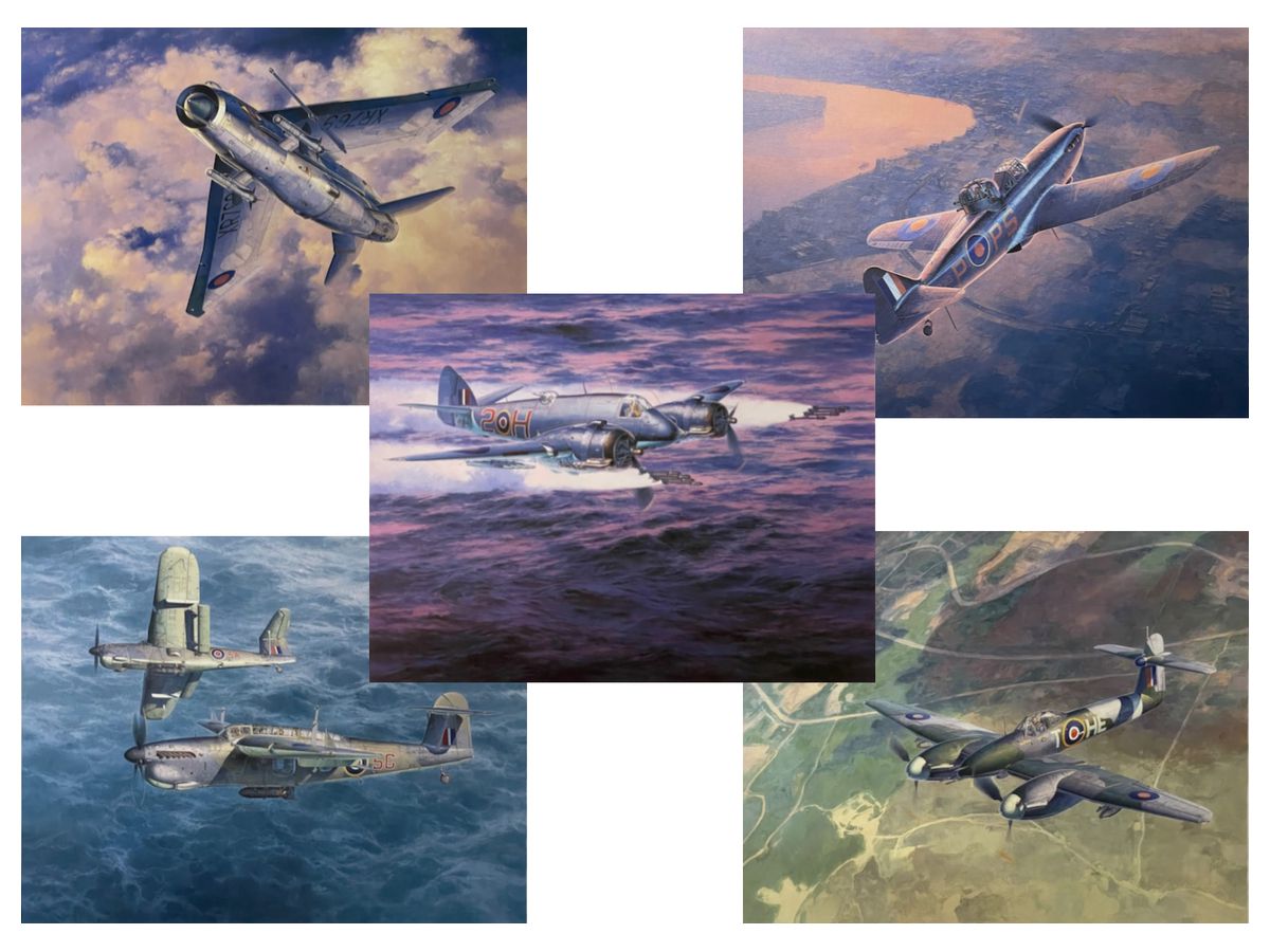 UK Combat Planes Set #1 (Art Print Bundle)