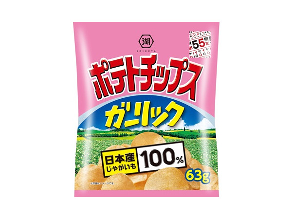Potato Chip Garlic: 1 Bag (63g)