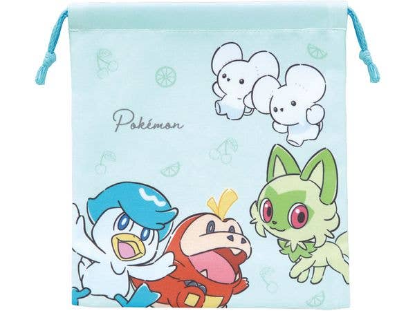 Pokemon: Pokemon A-Type Gusseted Drawstring Bag / Mixed Fruits