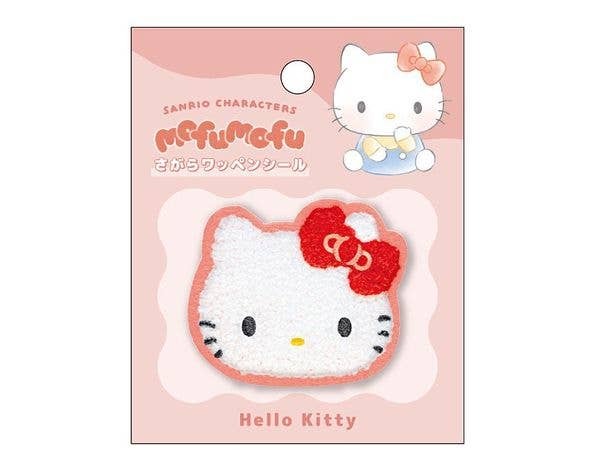 Sanrio: Mofumofu Sagara Patch Sticker / Hello Kitty