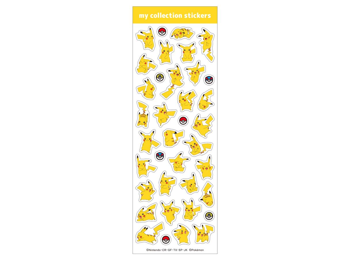 Pokemon A My Collection Sticker / Pikachu
