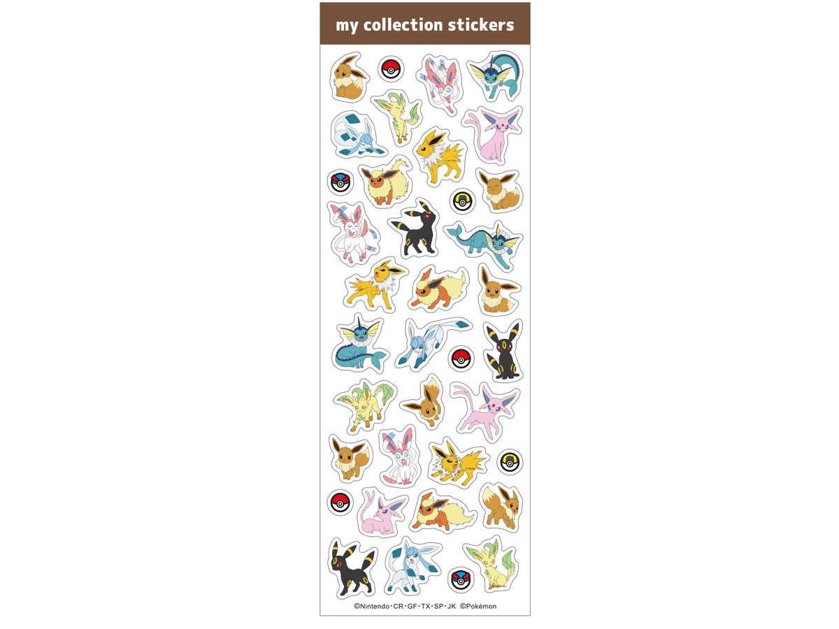 Pokemon A My Collection Sticker / Eevee And Its