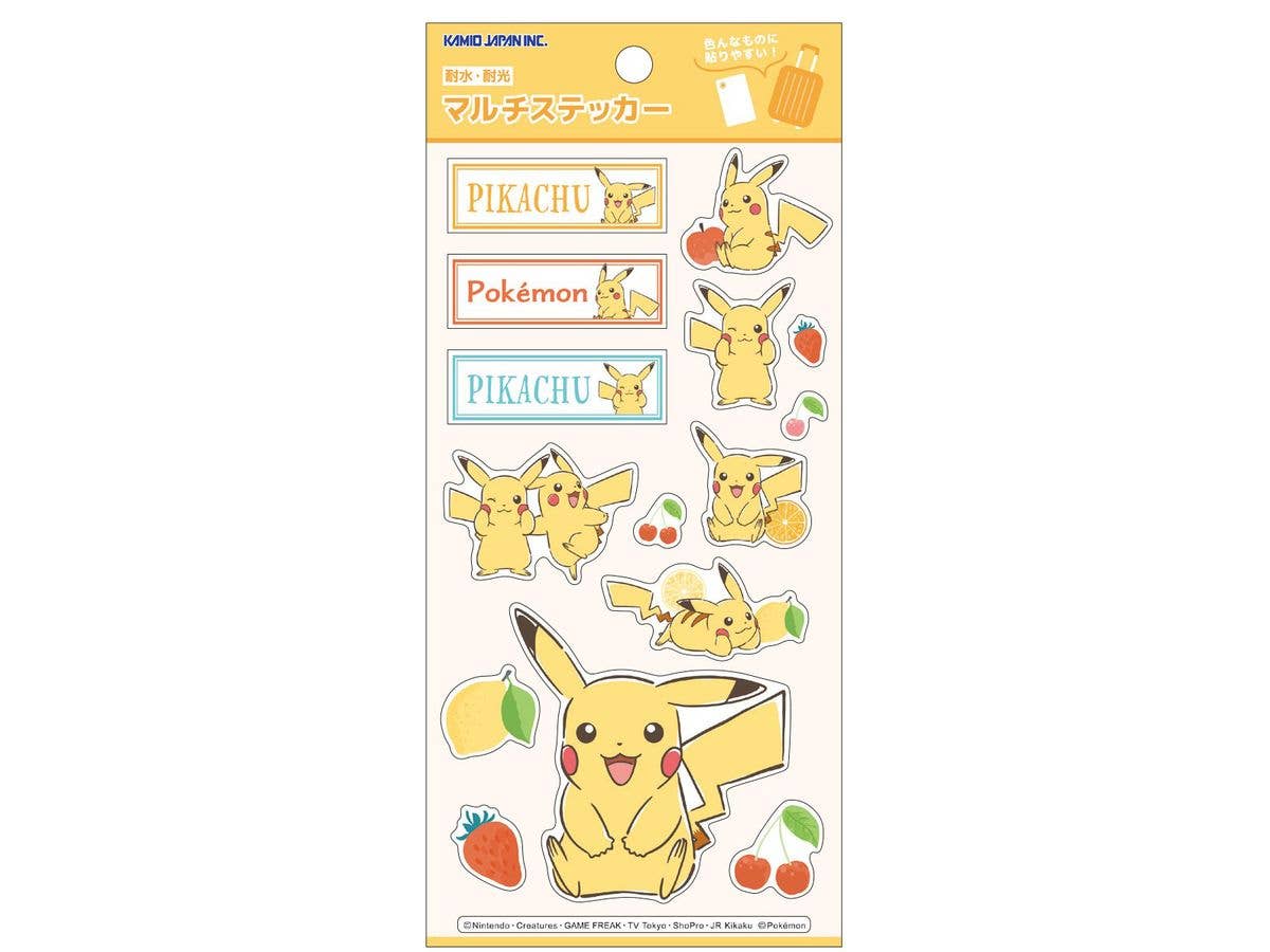 Pokemon: Multi-Sticker / Fruit Yellow