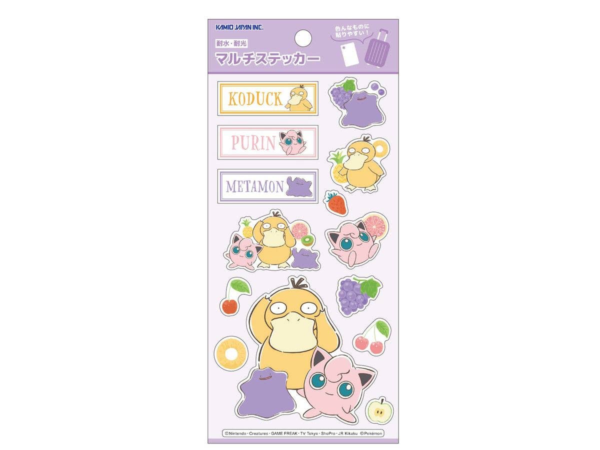 Pokemon: Multi-Sticker / Fruit Purple