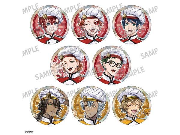 Disney Twisted Wonderland: Secret Aurora Can Badge Vol. 1 / Master Chef Ver.: 1Box (8pcs)
