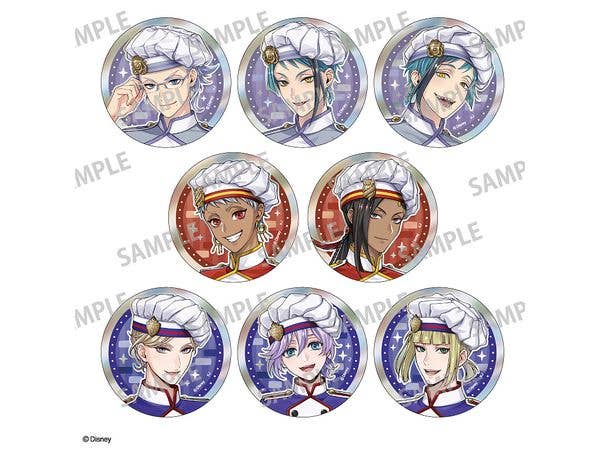 Disney Twisted Wonderland: Secret Aurora Can Badge Vol. 2 / Master Chef Ver.: 1Box (8pcs)