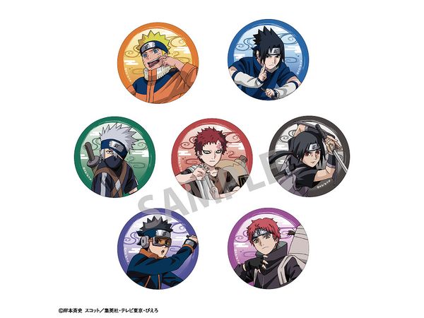 Naruto: Trading Can Badge 1Box (7pcs)