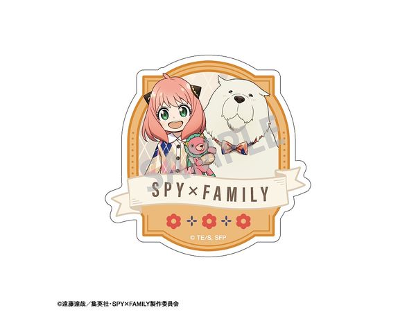 SPY x FAMILY Acrylic Clip_Anya Forger & Bond Forger / Argyle