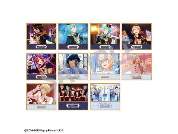 Ensemble Stars!!: Reminiscence Selection Element Trading Mini Shikishi 1Box 11pcs
