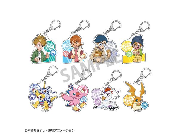 Digimon Adventure: Trading Acrylic Keychain vol.2 / Share Food 1Box 8pcs