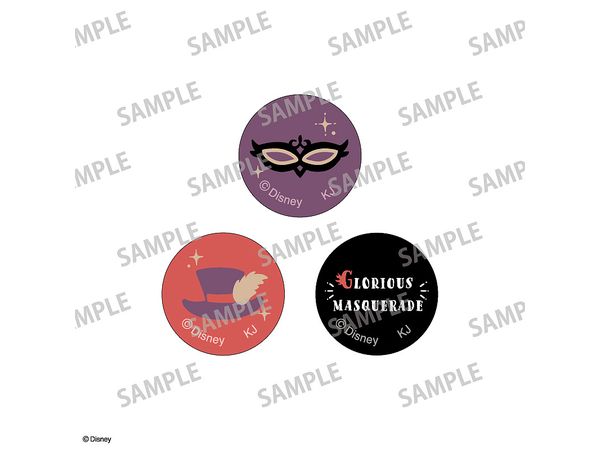 Disney Twisted Wonderland: Mini Can Badge Set/Glorious Masquerade