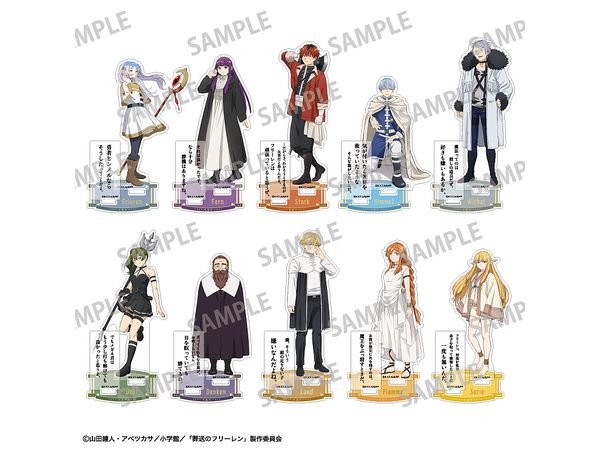 Frieren: Beyond Journey's End: Trading Famous Lines Acrylic Stand Vol.2: 1Box (10pcs)