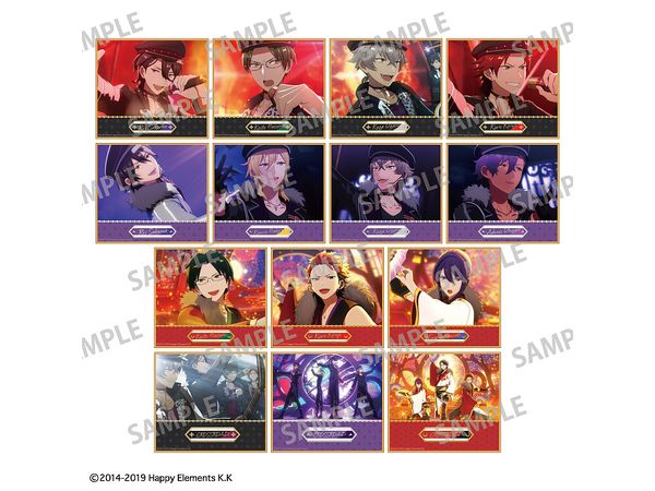 Ensemble Stars!! Memories Selection: Crossroad Trading Mini Shikishi 1Box 14Pcs