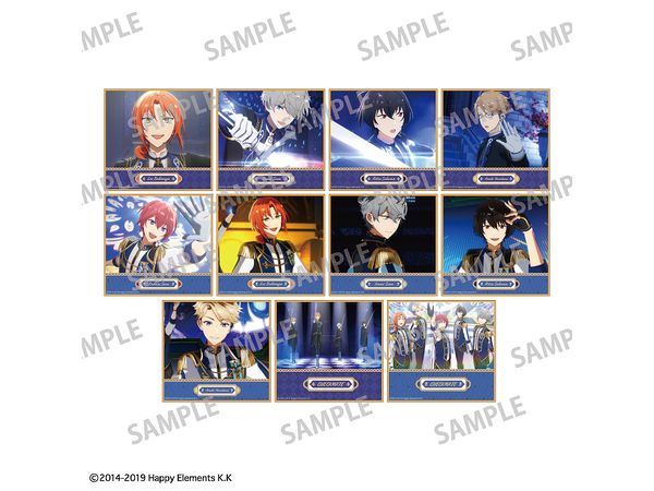 Ensemble Stars!! Memories Selection: Checkmate Trading Mini Shikishi 1Box 11Pcs