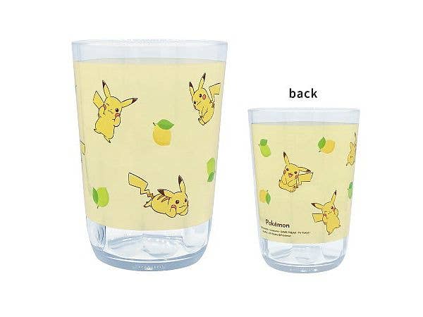 Pokemon: Clear Tumbler 370Ml / Lemon Flyer