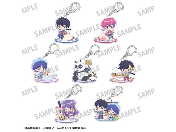 Ranma 1/2: Trading Acrylic Keychain / Nabete Party: 1Box (7pcs)