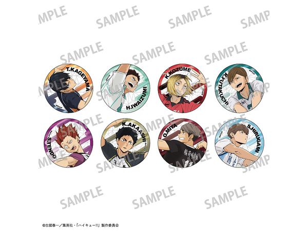 Haikyu!!: Trading Metallic Can Badges_Vol.2 1Box 8Pcs