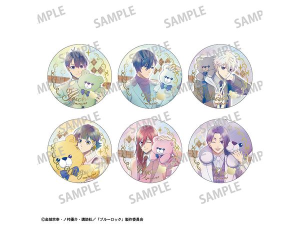 BLUE LOCK: Trading Foil-Stamped Badges/Teddy Bear/Kamiani Touch 1 Box 6Pcs