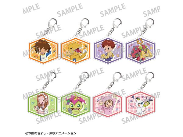 Digimon Adventure: Trading Acrylic Keychains Vol.1 / Asleep 1Box 8Pcs