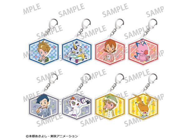 Digimon Adventure: Trading Acrylic Keychains Vol.2 / Asleep 1Box 8Pcs